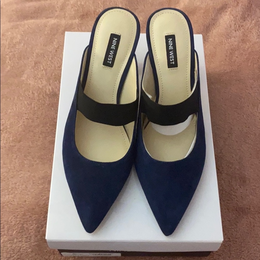 Nine West Watchit 8.5 navy